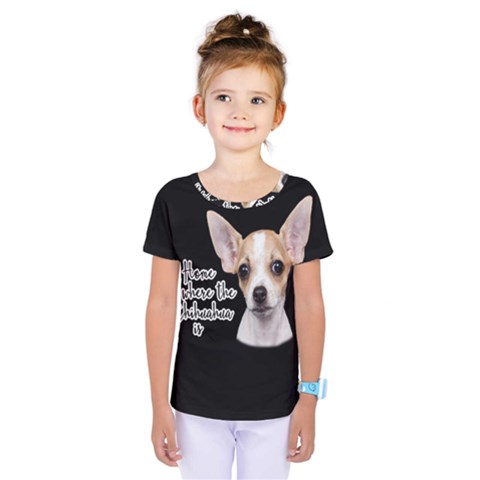 Chihuahua Kids  One Piece Tee by Valentinaart