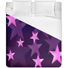 Background With A Stars Duvet Cover (california King Size)