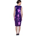 Background With A Stars Sleeveless Velvet Midi Dress View2