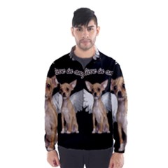 Angel Chihuahua Wind Breaker (men) by Valentinaart