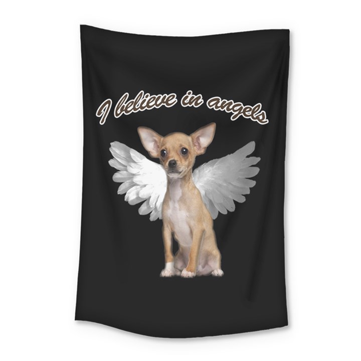 Angel Chihuahua Small Tapestry