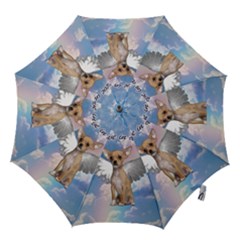 Angel Chihuahua Hook Handle Umbrellas (medium) by Valentinaart