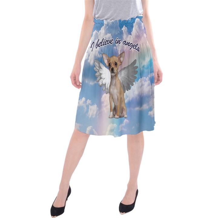 Angel Chihuahua Midi Beach Skirt