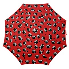 Pug Dog Pattern Straight Umbrellas by Valentinaart