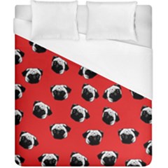 Pug Dog Pattern Duvet Cover (california King Size)