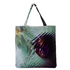 Out Of Time Glass Pearl Flowag Grocery Tote Bag