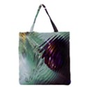 Out Of Time Glass Pearl Flowag Grocery Tote Bag View2