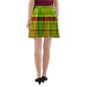Multicoloured Background Pattern A-Line Pocket Skirt View2