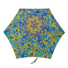 Color Particle Background Mini Folding Umbrellas by Nexatart