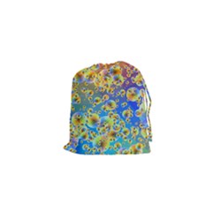 Color Particle Background Drawstring Pouches (xs) 