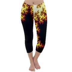 A Fractal Image Capri Winter Leggings  by Nexatart