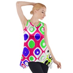 Color Ball Sphere With Color Dots Side Drop Tank Tunic by Nexatart