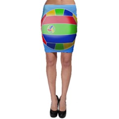 Balloon Volleyball Ball Sport Bodycon Skirt by Nexatart