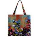 Spring Flowers Magic Cube Zipper Grocery Tote Bag View1