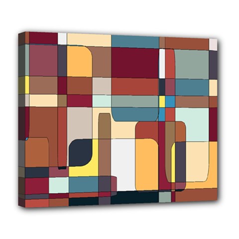 Patchwork Deluxe Canvas 24  X 20   by digitaldivadesigns