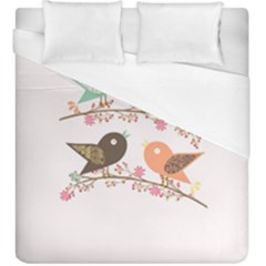 Four Birds Duvet Cover (king Size) by linceazul
