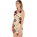 Squares in retro colors         Bodycon Dress View2