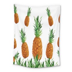 Pineapple Print Polygonal Pattern Medium Tapestry