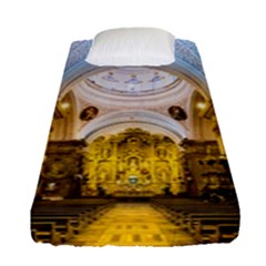 Church The Worship Quito Ecuador Fitted Sheet (single Size) by Nexatart