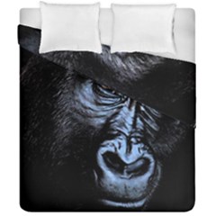 Gorilla Duvet Cover Double Side (california King Size) by Valentinaart