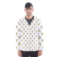 Angry Emoji Graphic Pattern Hooded Wind Breaker (men) by dflcprintsclothing