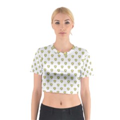 Angry Emoji Graphic Pattern Cotton Crop Top by dflcprintsclothing