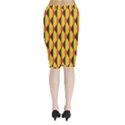 Triangles pattern Midi Wrap Pencil Skirt View2