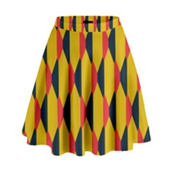Triangles Pattern         High Waist Skirt by LalyLauraFLM