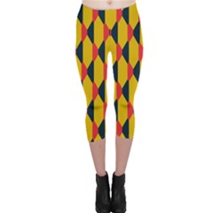 Triangles Pattern       Capri Leggings by LalyLauraFLM