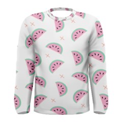 Watermelon Wallpapers  Creative Illustration And Patterns Men s Long Sleeve Tee