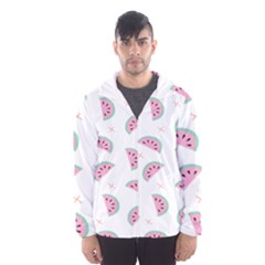 Watermelon Wallpapers  Creative Illustration And Patterns Hooded Wind Breaker (Men)