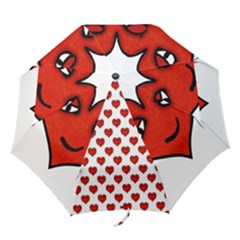 Emoji Heart Character Drawing  Folding Umbrellas by dflcprints