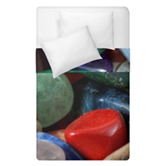 Stones Colors Pattern Pebbles Macro Rocks Duvet Cover Double Side (Single Size)