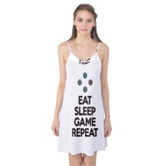 Eat Sleep Game Repeat Camis Nightgown