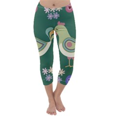 Easter Capri Winter Leggings  by Valentinaart