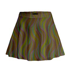 Pattern Mini Flare Skirt