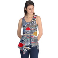 Changing Forms Abstract Sleeveless Tunic by digitaldivadesigns