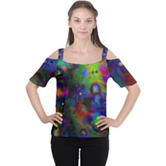 Full Colors Women s Cutout Shoulder Tee