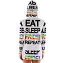 Eat sleep pride repeat Women s Long Sleeve Hooded T-shirt View2