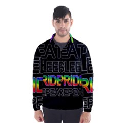 Eat Sleep Pride Repeat Wind Breaker (men) by Valentinaart