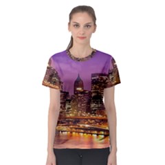 City Night Women s Sport Mesh Tee