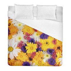Colorful Flowers Pattern Duvet Cover (Full/ Double Size)