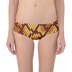 Snake Skin Pattern Vector Classic Bikini Bottoms