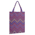 Colorful Ethnic Background With Zig Zag Pattern Design Classic Tote Bag View2