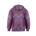 Colorful Ethnic Background With Zig Zag Pattern Design Kids  Pullover Hoodie View2