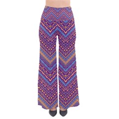 Colorful Ethnic Background With Zig Zag Pattern Design Pants by TastefulDesigns