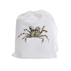 Dark Crab Photo Drawstring Pouches (extra Large) by dflcprints