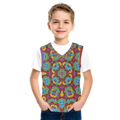 Geometric Multicolored Print Kids  Sportswear by dflcprintsclothing