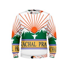 Seal Of Indian State Of Arunachal Pradesh  Kids  Sweatshirt by abbeyz71