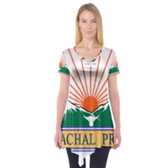 Seal Of Indian State Of Arunachal Pradesh  Short Sleeve Tunic  by abbeyz71